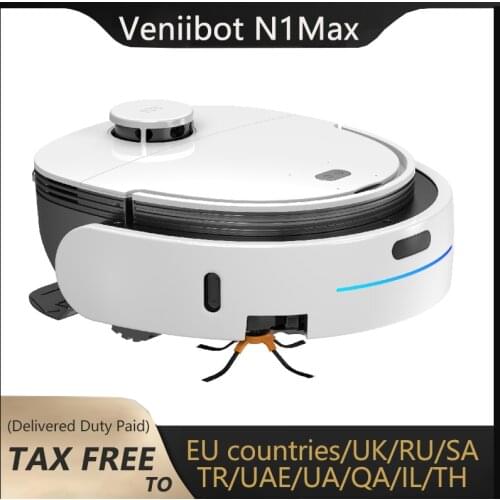 Veniibot N1 Mopping Robot Vacuum Cleaner with Auto-Empty System Mopping & Sweeping & Suction Type Global Version APP control