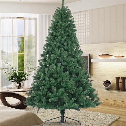 2.25m Artificial Christmas Tree Xmas Pine Tree for Indoor Outdoor Holiday Home Decorations Festival Decor Christmas Adornment