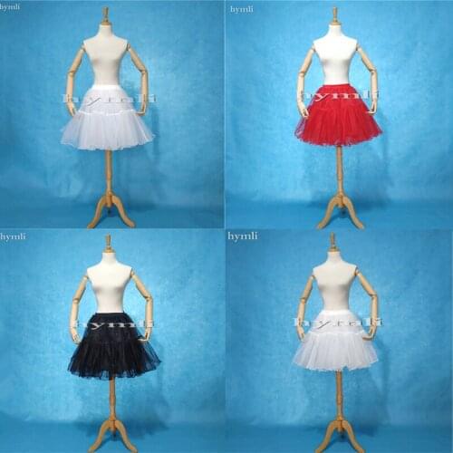 New High Quality 4 Colors Crystal Yarn Cocktail Prom Crinoline Petticoat Slip Mini Skirt TUTU