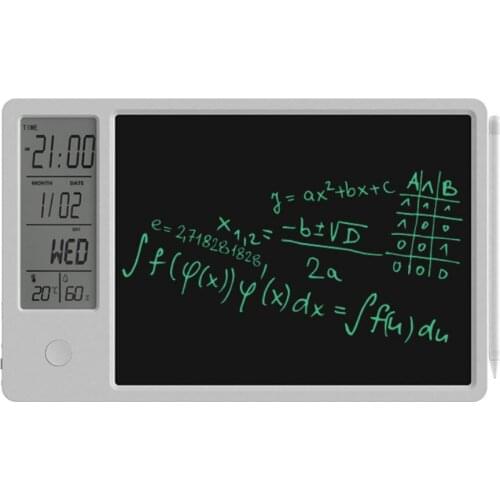 10 Inch Rechargeable LCD Writing Board LCD Light Energy Writing Board Calendar Office Memo Message Boards