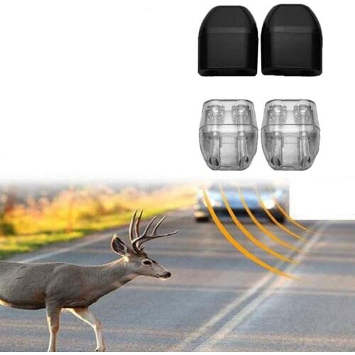 2PCS Automotive Car Deer Whistles Animal Alert Warning Whistles System Safety Sound Alarm Compact Dual Construction Deer Whistle