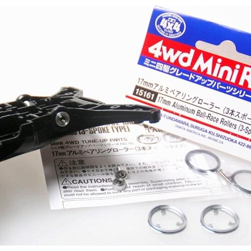4pcs Original Tamiya Mini 4WD CNC Process Chassis Bearing 520 Change to 620 Bearings Bushing Can Be Used Multiple Times