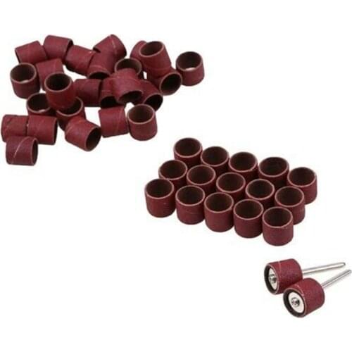 60 Pcs Sanding Belts 80 Grit Wood Glass Engraving Grinding Polishing Tool Set