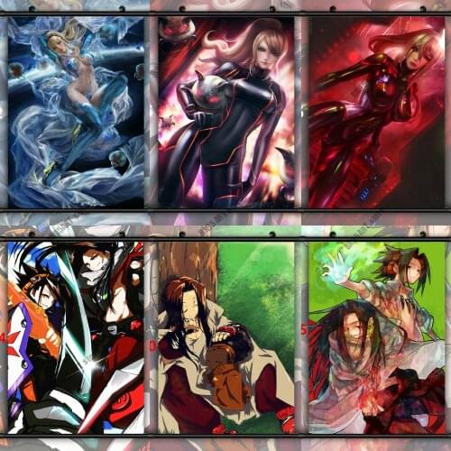 5D Diamond Painting Anime METROID Samus Aran/Shaman King Asakura Yoh X Hao Mosaic Diamond Embroidery Full Round Home Decor Gift