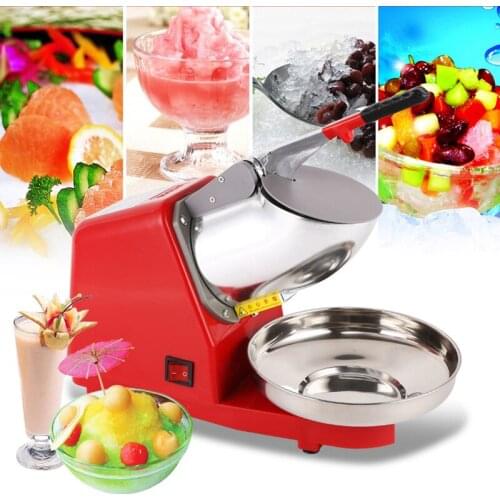 Household Electric Ice Crusher Smoothie Shaver Slush Ice Block Breaking grinder Machine Commercial Ice Shaving Mixer 109S
