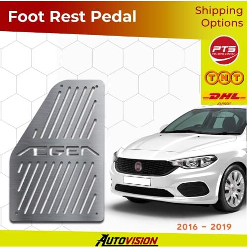 For Fiat Tipo Egea Neon 2016 2017 2018 2019 2020 Car Accessories ABS Chrome Foot Rest Pedal Body Molding Moulding Trim