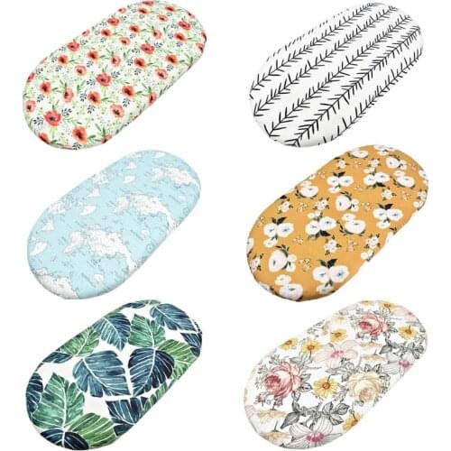 Crib Changing Table Pad Cover Baby Moses Basket Sheet Cradle Bedding Protector P31B