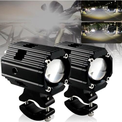 Motorcycle Headlights Double lens Hi Lo beam Fog Head Light For HONDA XLV 600 650 700 TRANSALP NX 650 FMX 650 XRV650 TRX 300EX
