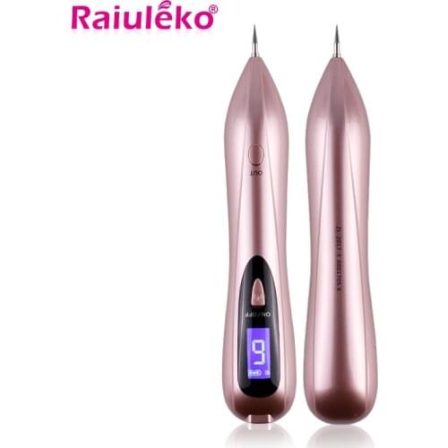 New Face Makeup Tools Freckle Moles Removal Laser USB Pen LCD Display Sweep Mole Dark Spot Remover Machine Charged Dot Mole Pen