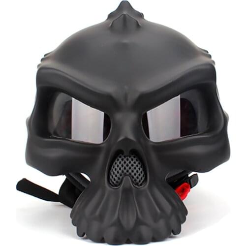 New personality fashion Double Use Helmet Skull Motorcycle Helmet Half Face Helmets Capacetes Casco Retro Casque for Harley BMW