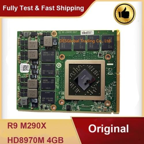 Original HD8970 HD8970M DDR5 4GB Video Graphics Card With X-Bracket 216-0847000 For Dell Alienware M15X M17X M18X HP 8770W 8760W