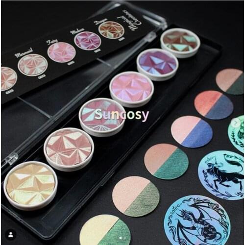 Finetec new Coliro pearl colours, Unique New Surface Galaxy G500 Magical Creatures G510, Mica Watercolor Palette