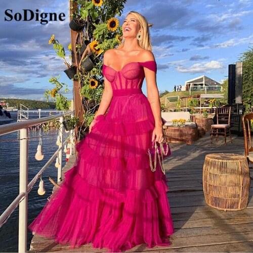 SoDigne Womens Off Shoulder Dresses
