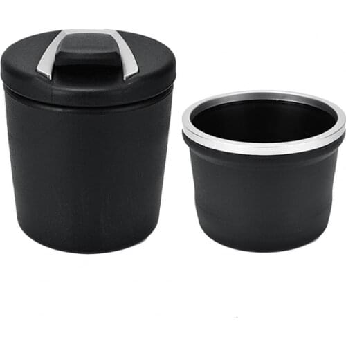 High Temperature Resistance Durable Soot Cup Frosted Detachable Storage Box Ashtray Cup for Vehicle Car Accessories Goods