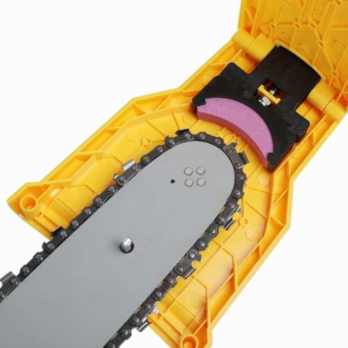 Chainsaw Teeth Sharpener chainsaw Portable Durable Easy Power Sharp Bar-Mount Fast Grinding Chainsaw Chain Sharpener Tool