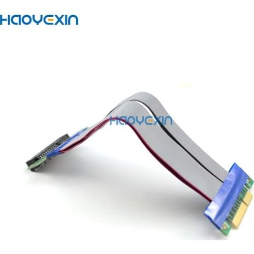 HYX 1X to 1x Slot Riser Card Extender Ribbon Adapter PCI-Express PCI Express Extension Relocate Cable for Graphics Card riser