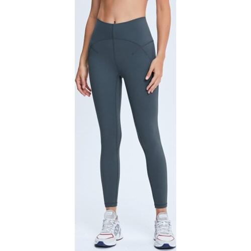 Womens Fitness Clothes Buttery Soft Fabric Yoga Pants Waistband pocket Gym Run Leggings Unlimit High-Rise Tight 25"