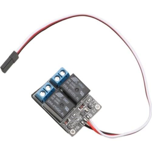 1pc J2 PWM Relay Module 1CH Servo Signal Input 2CH Transmitter Control Electric Switch Navigation Light On-OFF for RC UAV Drone