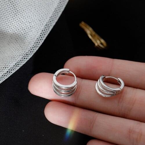 2021 New Design Clip Earrings Minimalism Multi-Layer Hoop Earrings Womens Wedding Party Dainty Elegant Jewelry, Gifts For Girls