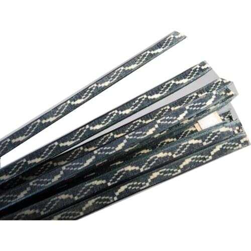 40STRIP LUTHIER FIGURED BINDING XL-70,Measures 6mm x1.2mm thick and 640mm long