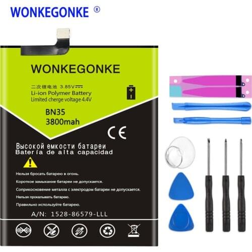 WONKEGONKE BN35 Battery for Xiaomi Redmi 5 5.7" Replacement Mobile Phone Batteries Bateria