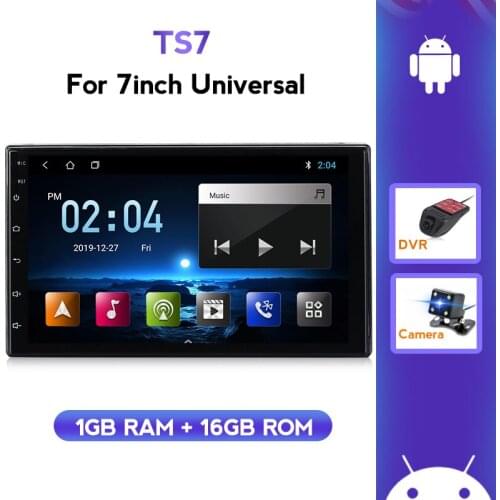 Android 7 Inch Autoradio Gps Navigation For Universal Multimidia Video Player With Touch Screen DVR Camera Wifi SWC No 2Din Dvd