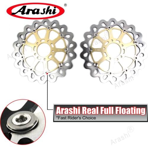 Arashi 1 Pair For SUZUKI GSX R 1000 2001 2002 CNC Front Brake Disc Brake Rotors GSX1000R GSXR1000 GSXR 600 750 1000 TLR1000