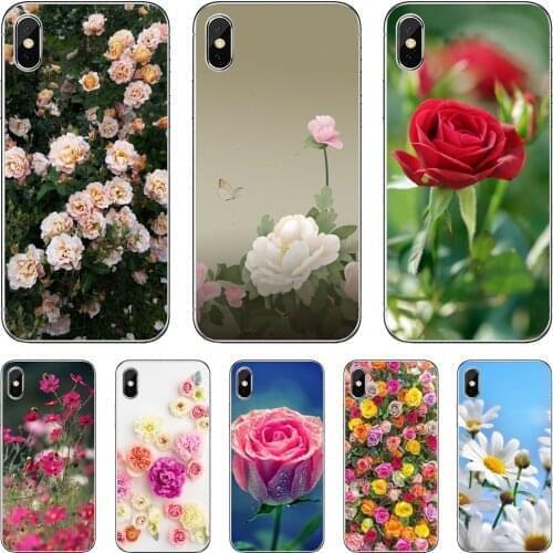 Flowers-Garden For LG G5 G6 G7 Q6 Q7 Q8 Q9 V10 V20 V30 X Power 2 3 Spirit G2 G3 G4 Mini Phone Cases