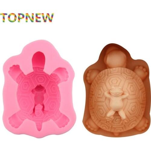 Turtle Frog fondant liquid silicone mold silicone mold clay Handmade cloth C2944