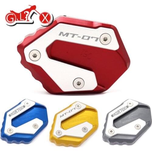 For YAMAHA XSR700 MT07 FZ07 XSR 700 MT 07 FZ 07 2018 2019 2020 Accessories Kickstand Side Stand extension Enlarge Plate Pad