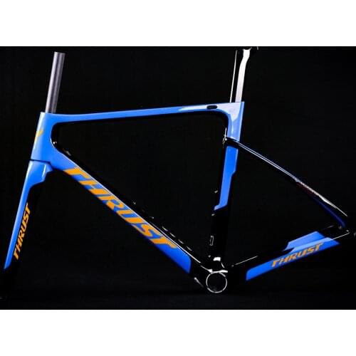 Carbon Bicycle Frames New Full Carbon Fiber Road Bikes Frame Blue Color 2 Year Warranties Size 49 52 54 56 58cm
