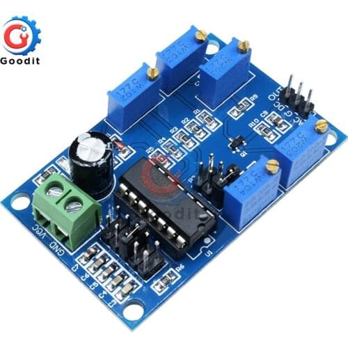 Signal Generator Medium/Low Frequency 10Hz-450KHz Triangular/Rectangular/Sine Wave Generator Module 12V to 15V ICL8038 Generator