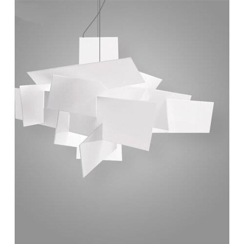 Nordic Creative Stacked Type Pendant Lights Frp Art for Living Room Hall Company Tea Shop Restaurant Modern Light Fixture Led