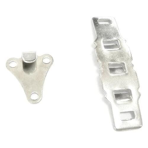 Brass material for the womens skirt and dress adjustable buckles hand sewing metal hook and bar