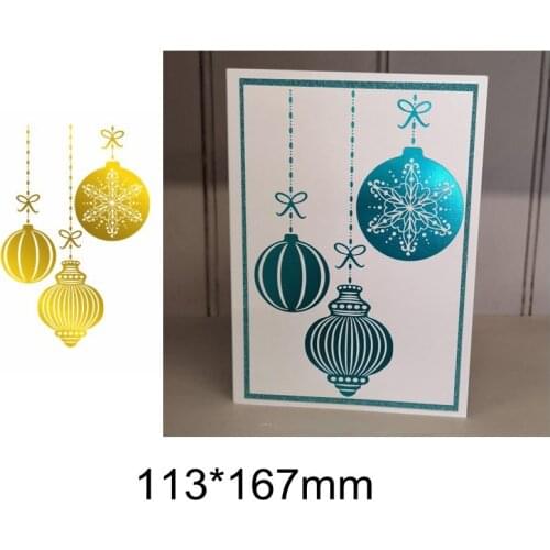 Christmas Chandelier Lantern Charm Sling Bow Hot Foil Plates DIY Scrapbooking Craft Cards Decorate Handmade Stencils New 2019