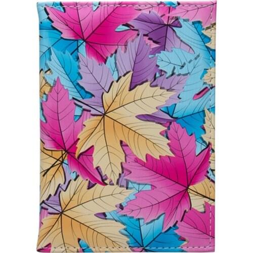 Personality Russian Passport Cover 6 Color Travel Unisex Passport Holder Cute Girl Passport Wallet Passport Bag ID Card Holder