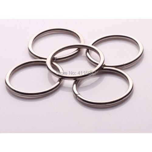 300Pcs/lot 40mm Book Hoop Binding Rings Binder Hoops Loose Leaf Ring Scrapbook Album DIY Keyring