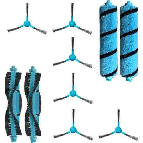 Main Brush Side Brush Kit for Cecotec Conga 3490 4090 5090 Viomi V2 Pro Mijia STYJ02YM Sweeping Mopping Robot Vacuum Cleaner