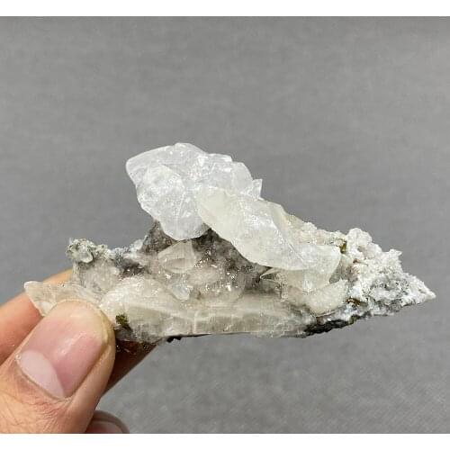 Natural Calcite Pyrite Combination Healing Crystal Gem Specimen