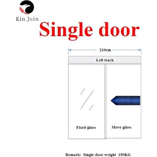 Sliding Glassdoor use Automatic Induction TRANSLATION GATE Single door(Controller,motor,tooth belt,remote control are included)