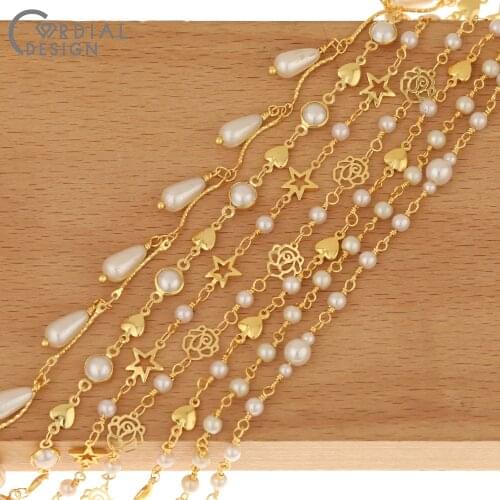 Cordial Design Jewelry Accessories/Copper Chain For Necklace/Imitation Pearl/Hand Made/Jewelry Findings & Components/DIY Making