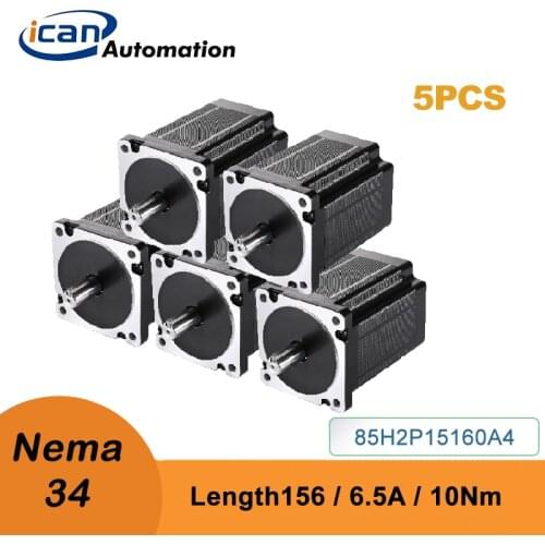 ICAN Nemo 34 Stepper Motor Rpm 10Nm 6.5A 156mm Machine For Business