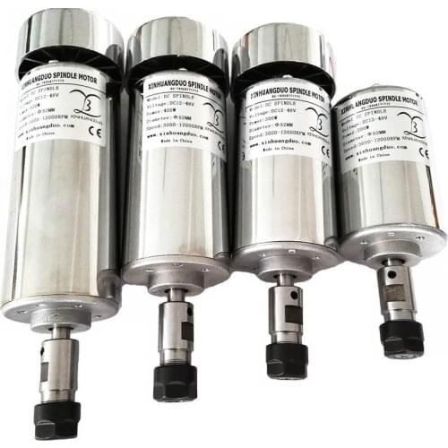 200w/300w/400w/500w Spindle Engraving Machine Spindle Motor Air-cooling cnc Spindle DC Motor CNC Engraving Machine ER11 or ER16