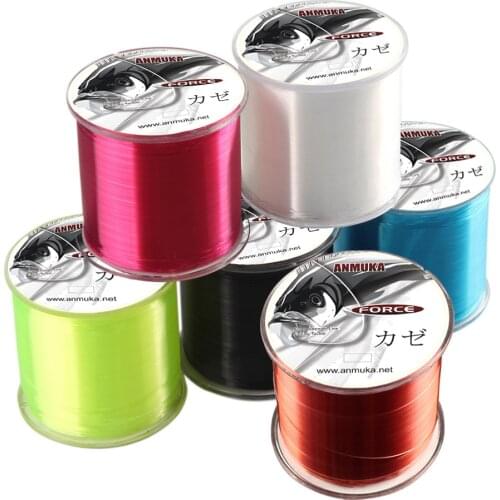 Super Strong Pull 500m Raw Silk Nylon Thread Sea Fishing Lure Line Japan Monofilament Nylon Main Line Rod Fishing Accessories