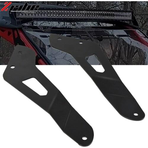 LED Light Bar Spot and Upper Roof Windshield Mounting Brackets with Wiring Kit for 2017 2018 2019 bombardier Can-am Maverick X3