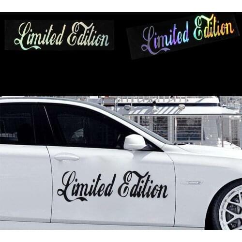 Universal Auto-styling Car Window Sticker Letter Decal Limited Edition Auto Sticker Car Decoration Accessories