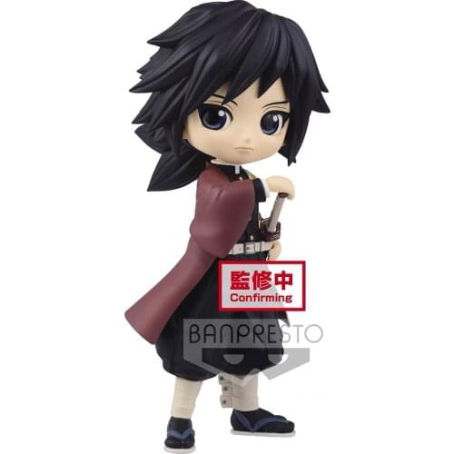 In Stock Original Demon Slayer: Kimetsu no Yaiba Q posket Tomioka Giyuu Figure PVC Action Model Figurals
