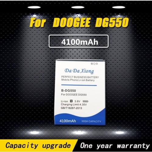 High quality 4100mAh B-DG550 DG550 Li-ion Phone Battery for Doogee Dagger DG550 Replacement Batteries
