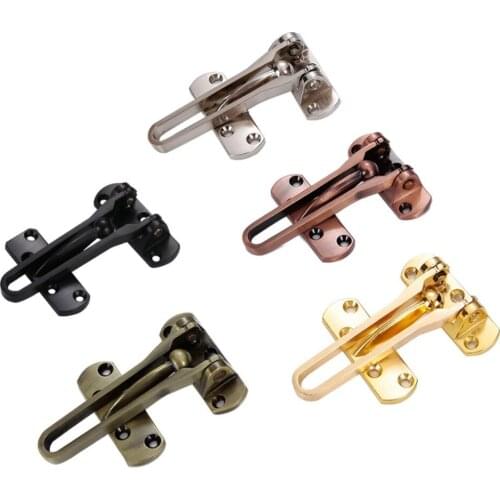 4pcs/lot Home Hotel Security Window Cabinet Locks Zinc Alloy Hasp Latch Lock Door Anti-theft Clasp