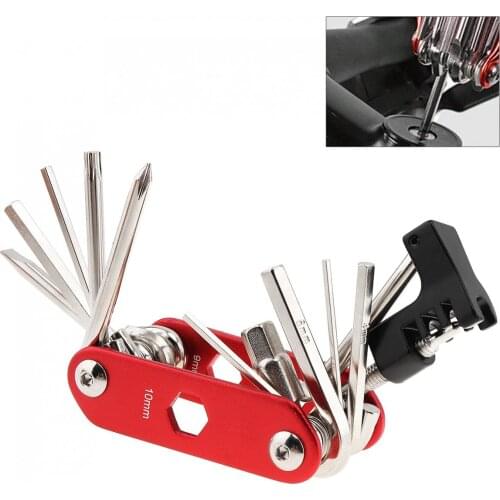 14 in 1 Multifunction Bicycle Repair Tools Kit Hex Spoke Cycling Screwdriver Chain Cutter Wrenches bicycle Multifunction Tool